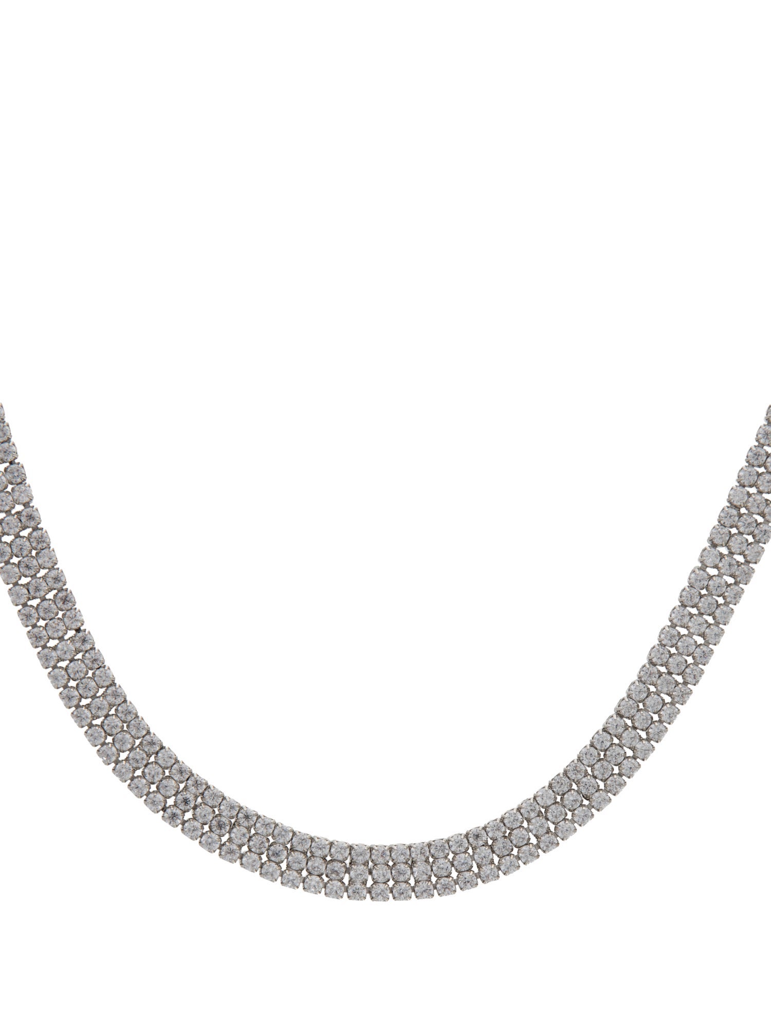 CZ by Kenneth Jay Lane Cubic Zirconia Choker Necklace